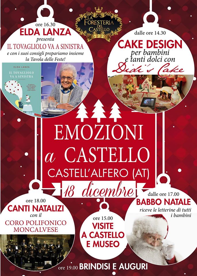“Emozioni & Stile” a Castell'Alfero: atmosfere natalizie con Elda Lanza - Gazzetta D'Asti