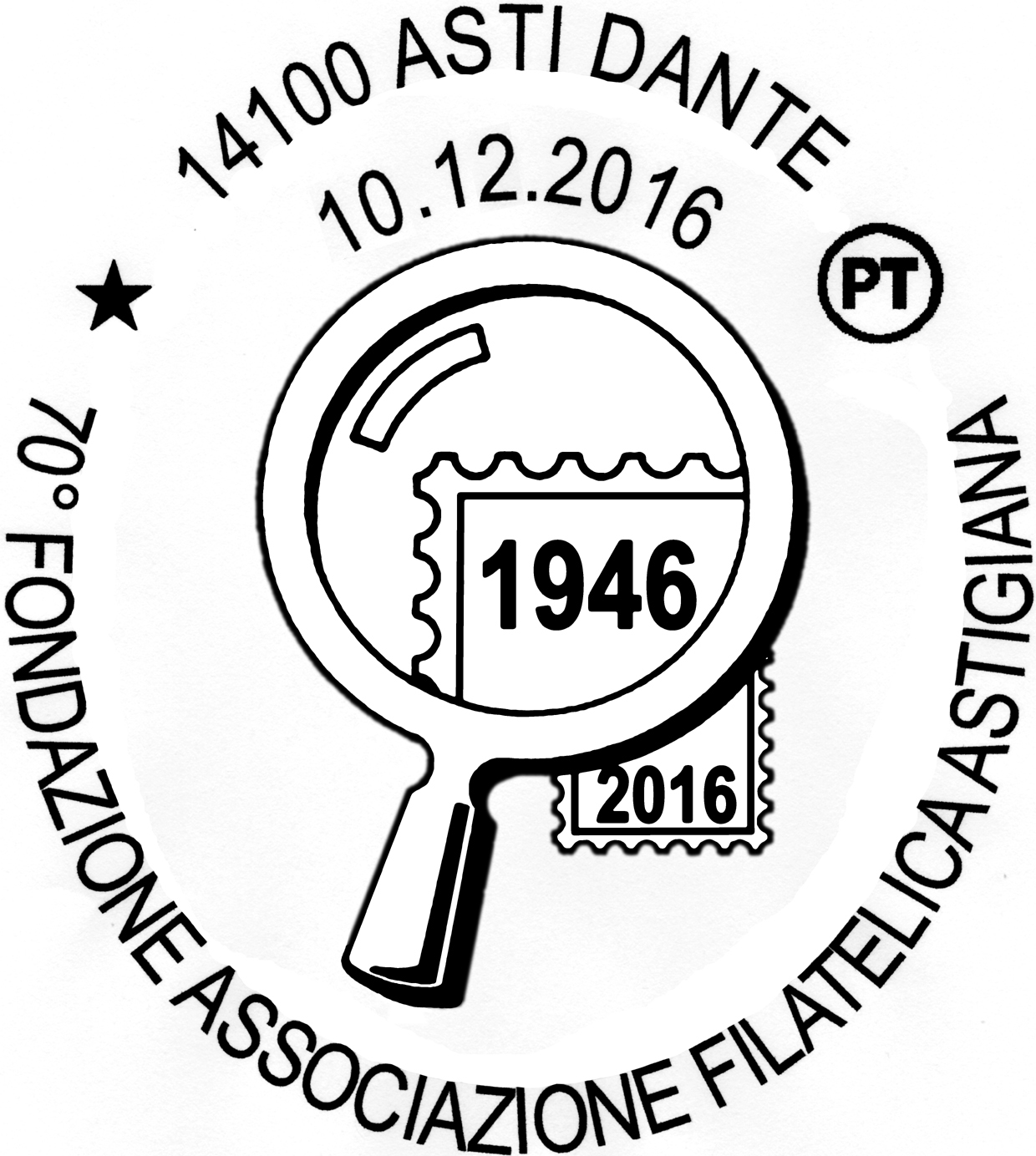 Mostra e annullo speciale per i 70 anni dell’Associazione Filatelica Astigiana “Gigi e Mario Conte”