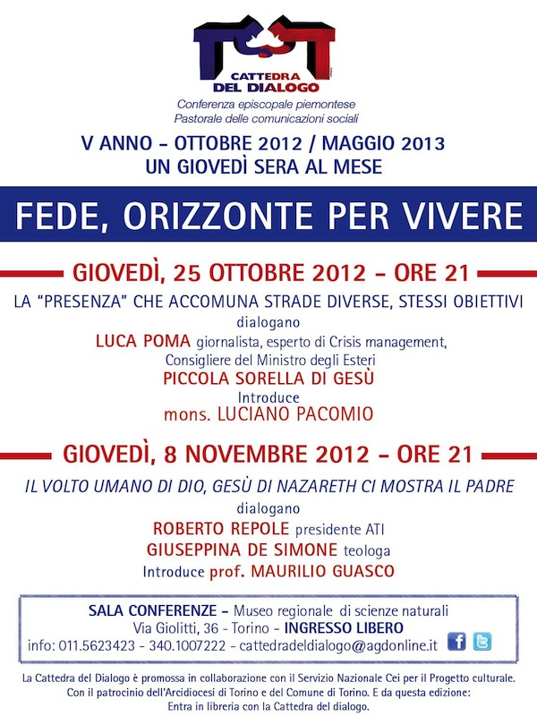 Quinta edizione della Cattedra del Dialogo