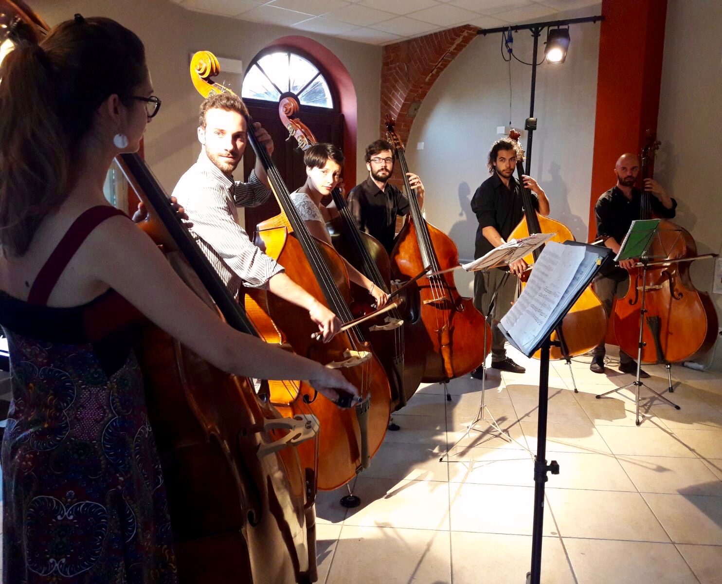 Recital solistico della classe di contrabbasso alla Casa della Musica di Portacomaro