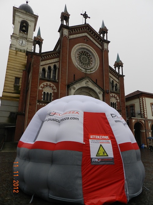 Il “nebbiogeno” arriva a Castelnuovo Don Bosco