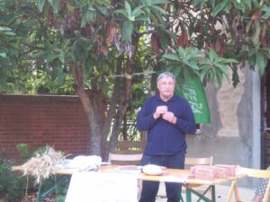 Don Ciotti all’inaugurazione del cantiere di Cascina Graziella