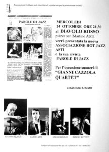 E’ uscita “Parole di Jazz” – gallery