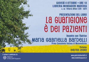 “La guarigione è dei pazienti” domani alla Libreria Marchia di Asti – gallery