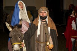 Foto dal presepe vivente di San Damiano d’Asti