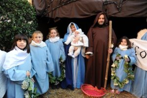 Le immagini del presepe vivente di San Martino San Rocco