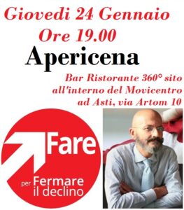 Fare per Fermare il declino: incontro con il responsabile regionale Davide Dellarole