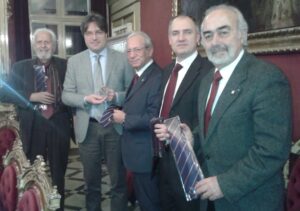 Incontro tra il sindaco Brignolo e i Bersaglieri in vista del Raduno Nazionale ad Asti del 2014