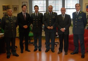 Il neo questore di Asti in visita alla guardia di finanza