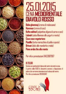 Cena mediorientale al Diavolo Rosso di Asti