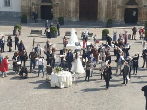 Asti, protestano i lavoratori del comparto matrimoni – gallery