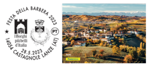 Un annullo filatelico dedicato alle celebrazioni per la Festa della Barbera