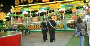 CARABINIERI AL LUNA PARK DI ALBA