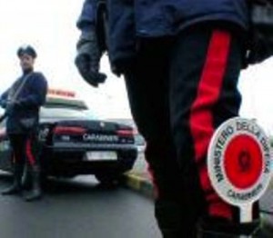 posto di blocco radiomobile carabinieri