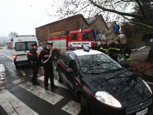 IONTERVENTO DEI CARABINIERI E VIGILI DEL FUOCO