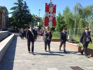 Fabrizio Brignolo con gli Alpini all'adunata nazionale di Piacenza, sognando l'adunata del 2015