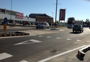 rotonda di via Guerra - corso alessandria - gazzetta d'asti