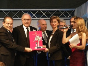 La premiazione al Royal Hotel di Pippo Baudo