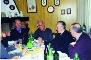 A pranzo con papa Bergoglio