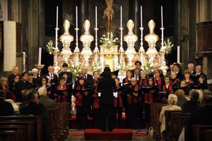 concerto del Coro della Diocesi di Asti diretto da Manuela Avidano nella parrocchiale della SS. Annunziata (Tanaro) 