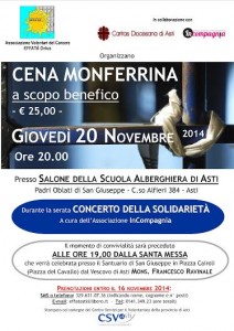 cena  benefica per effatà