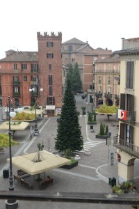 Albero di Natale in piazza Statuto