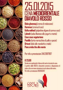 cena mediorientale al Diavolo Rosso