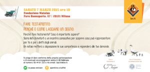 TESTAMENTO PER GLI ANIMALI, IL 7 MARZO (Milano) GIORNATA DI APPROFONDIMENTO ORGANIZZATA DALLA LAV: ESPERTI ILLUSTRERANNO  OPPORTUNITÀ E MODALITÀ PER CONTRIBUIRE ALLA DIFESA DEI DIRITTI DEGLI ANIMALI, CON UN GESTO D’AMORE “OLTRE LA VITA”