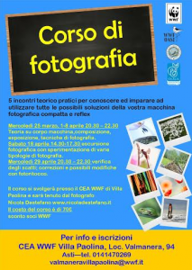 CORSO DI FOTO VILLA PAOLINA