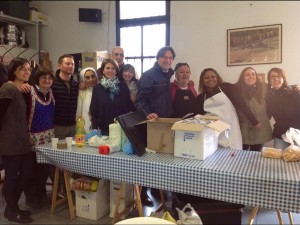 Pranzo di Pasqua con i bisognosi al Sacro Cuore, organizzato dall'Opera Pia Milliavacca