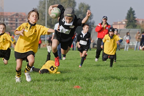 Junior Asti Rugby impegnata con il settore propaganda ad Asti nel Torneo del Tartufo