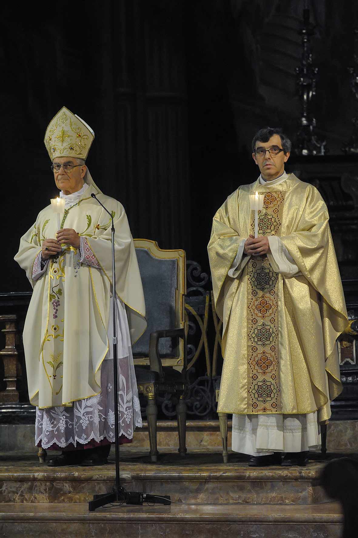 La veglia pasquale in Cattedrale