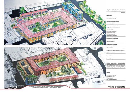 Il progetto sull’ex ospedale esposto in Municipio