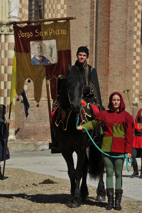 La sfilata del Palio di  San Pietro, Viatosto, Montechiaro, San Secondo e Baldichieri