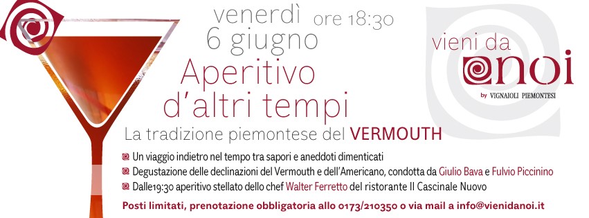 “Aperitivo d’altri tempi” a Castagnito