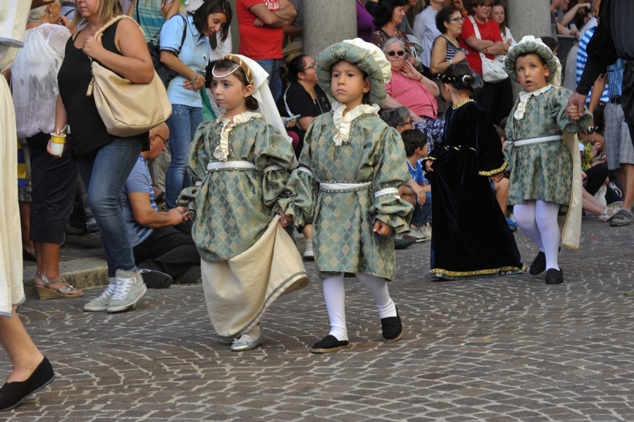 La vigilia del Palio dedicata alla sfilata dei bambini