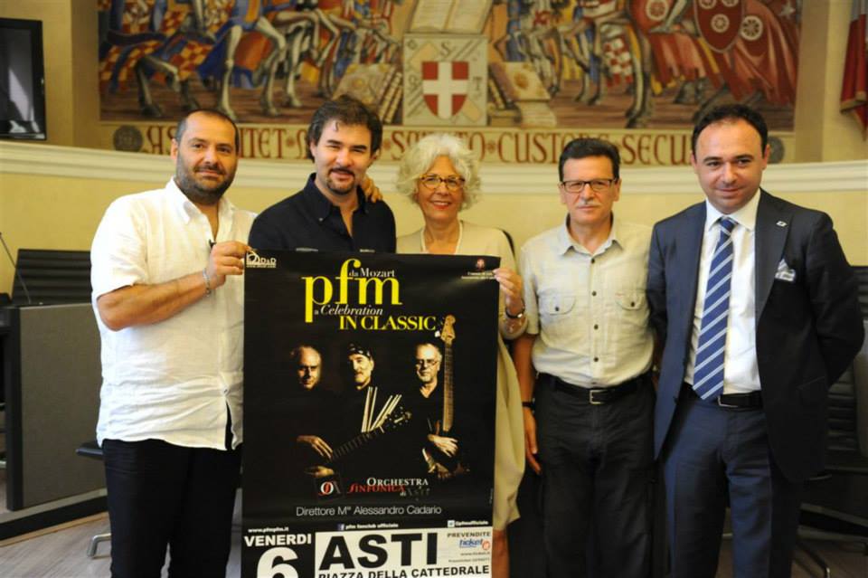 Presentato in Municipio il Concerto dell’Orchestra sinfonica di Asti e la PFM