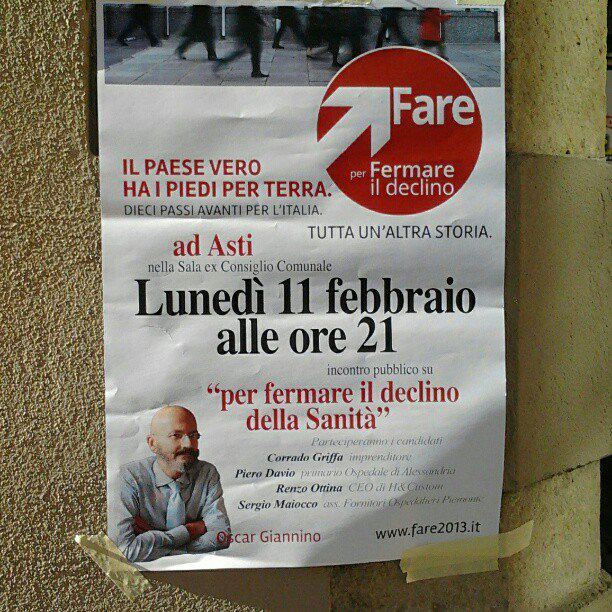 Elezioni. FARE per Fermare il declino presenta il suo programma sulla sanità