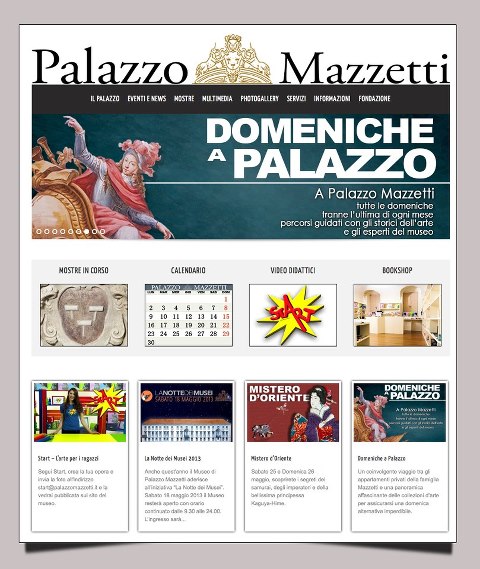 Nuovo sito internet per Palazzo Mazzetti