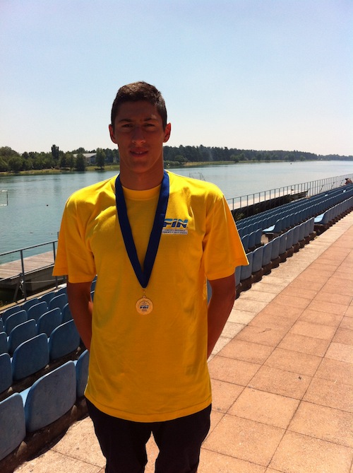 Alberto Brumana campione italiano di nuoto in acque libere