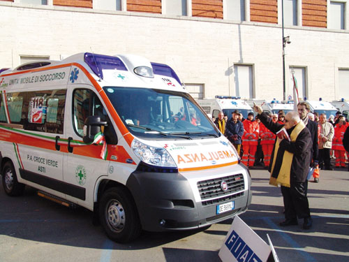 Nuova ambulanza per la Croce Verde di Asti