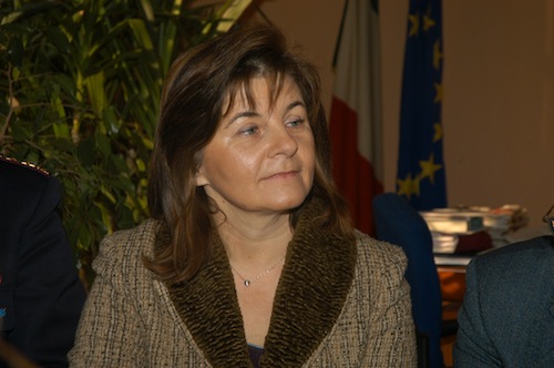 Donatella Boscassi alla questura di Cuneo