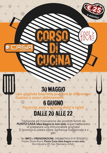 Corso di cucina: i profumi della grigliata e la fragranza del pane