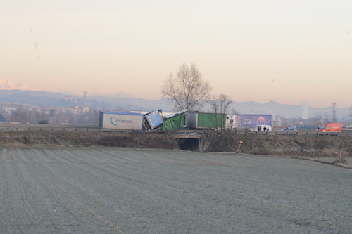 Incidente mortale sulla tangenziale di Asti