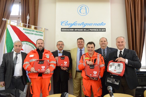 Da Confartigianato quattro defibrillatori all’Anpanas