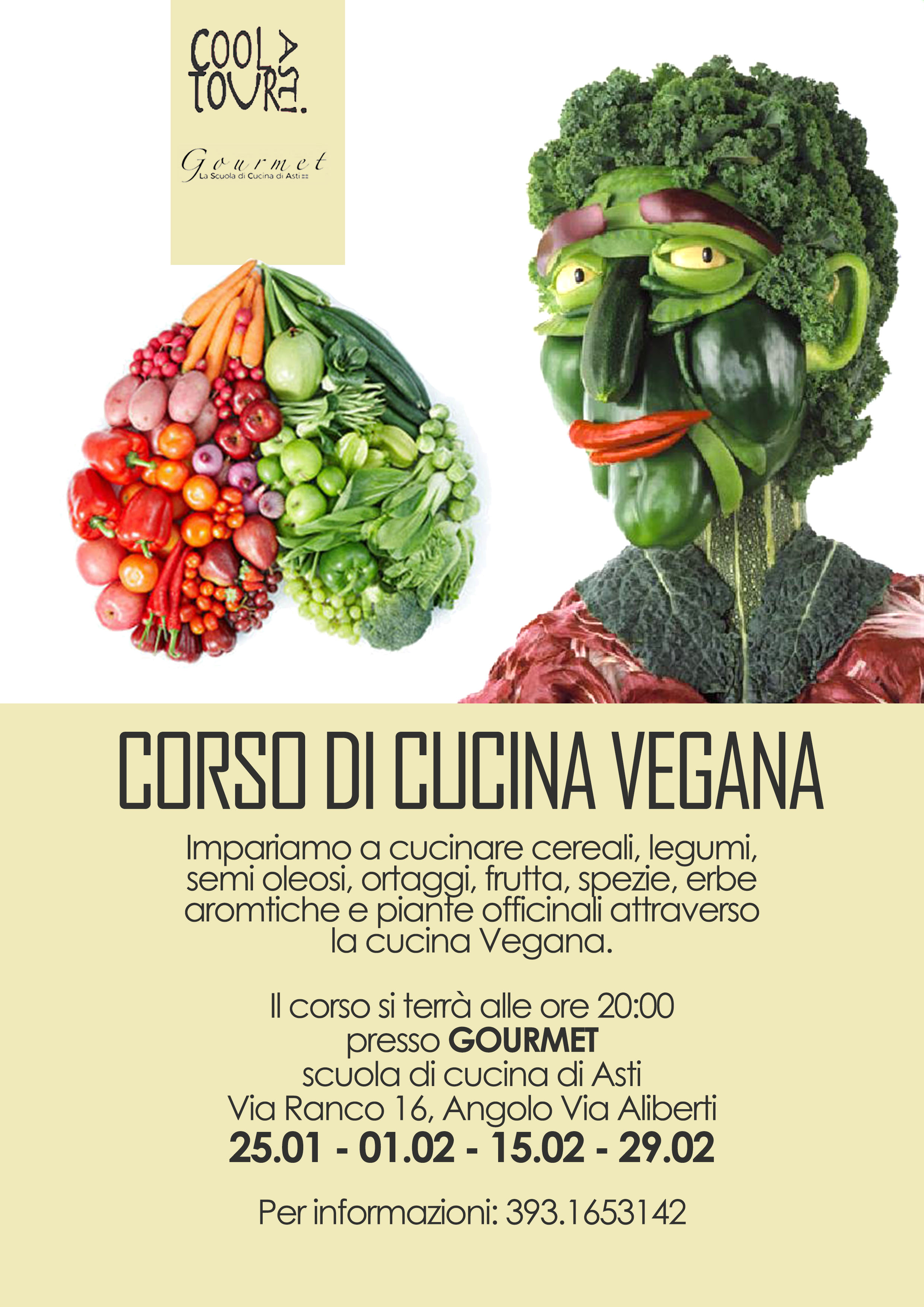 Ad Asti un corso di cucina vegana