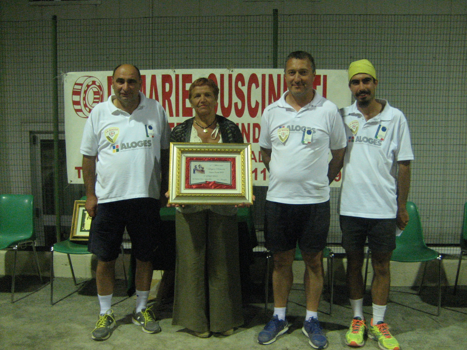 4° Memorial Luigi Demarie di bocce a Mario Boero, Flavio Gioda e Gabriele Parena