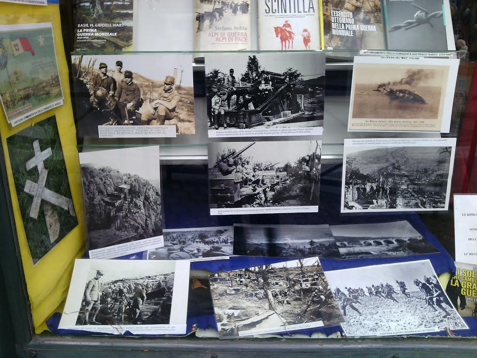 La Grande Guerra in mostra alla libreria AlphaBeta