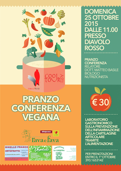 Laboratorio gastronomico vegano al Diavolo Rosso