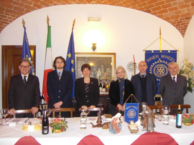 Ezio Claudio Pia e Carla Forno ospiti della conviviale dell’Inner Wheel astigiano